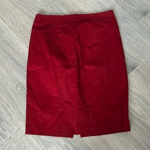 Red skirt